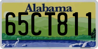 AL license plate 65CT811