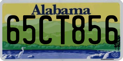 AL license plate 65CT856
