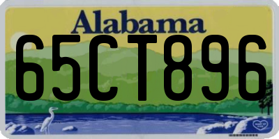AL license plate 65CT896