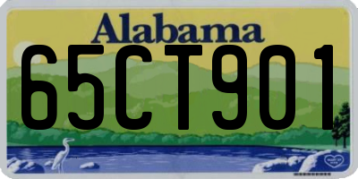AL license plate 65CT901