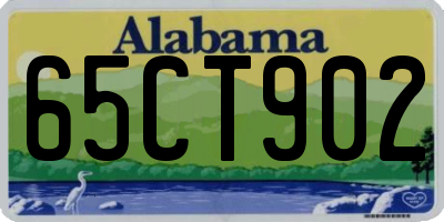 AL license plate 65CT902