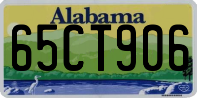 AL license plate 65CT906