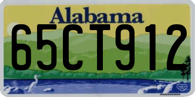 AL license plate 65CT912