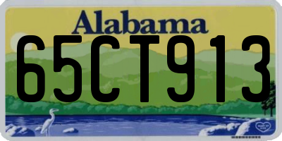 AL license plate 65CT913