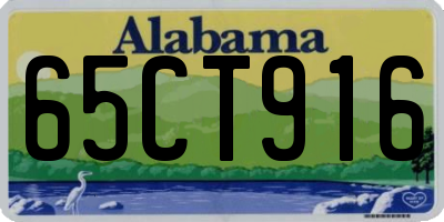 AL license plate 65CT916