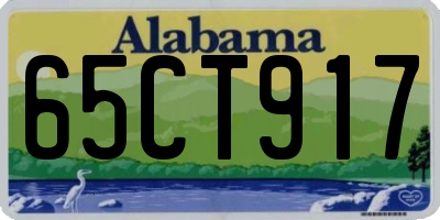 AL license plate 65CT917