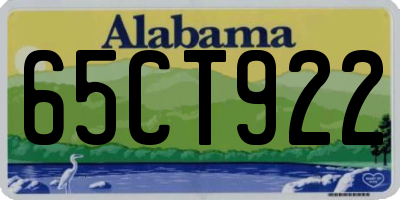 AL license plate 65CT922