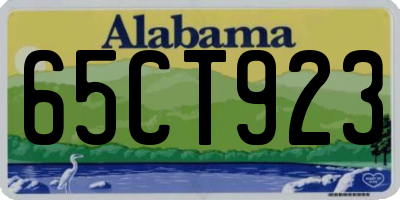 AL license plate 65CT923