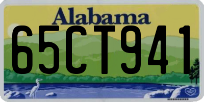 AL license plate 65CT941