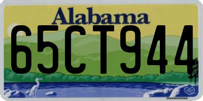 AL license plate 65CT944