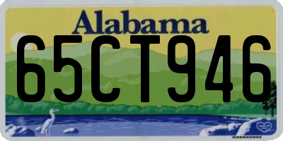 AL license plate 65CT946
