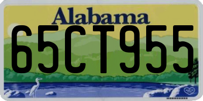 AL license plate 65CT955