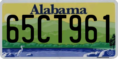 AL license plate 65CT961
