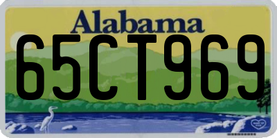 AL license plate 65CT969