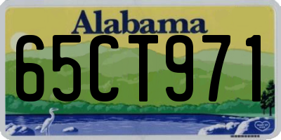 AL license plate 65CT971