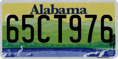 AL license plate 65CT976