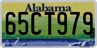 AL license plate 65CT979