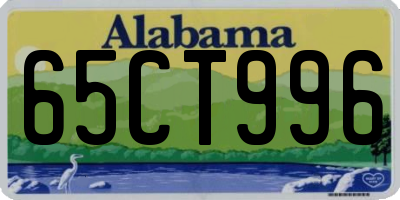 AL license plate 65CT996