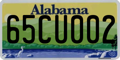 AL license plate 65CU002