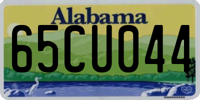 AL license plate 65CU044