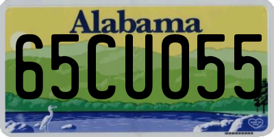 AL license plate 65CU055