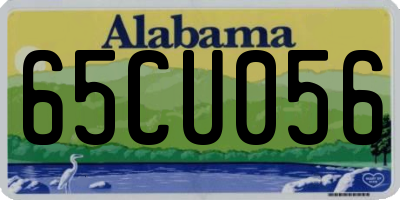 AL license plate 65CU056