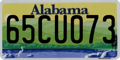 AL license plate 65CU073