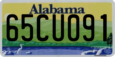 AL license plate 65CU091