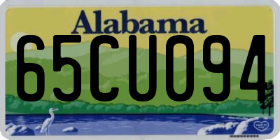 AL license plate 65CU094