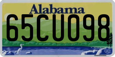 AL license plate 65CU098