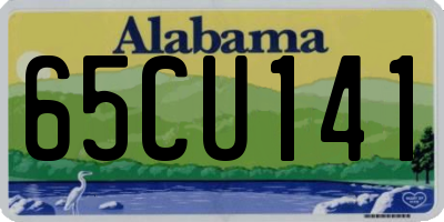 AL license plate 65CU141