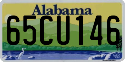 AL license plate 65CU146