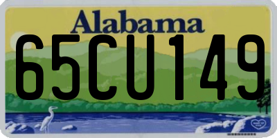 AL license plate 65CU149