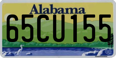 AL license plate 65CU155