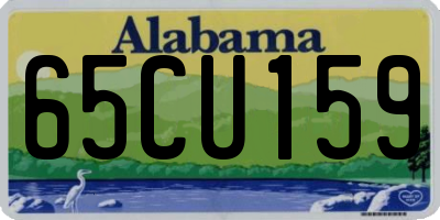 AL license plate 65CU159