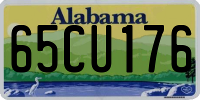 AL license plate 65CU176
