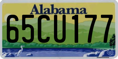AL license plate 65CU177