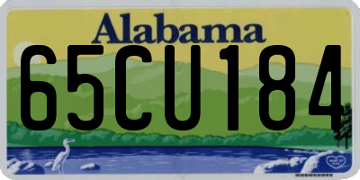 AL license plate 65CU184