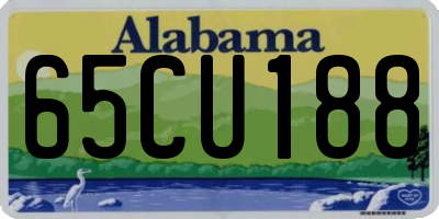 AL license plate 65CU188