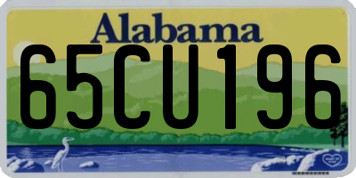 AL license plate 65CU196