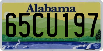 AL license plate 65CU197