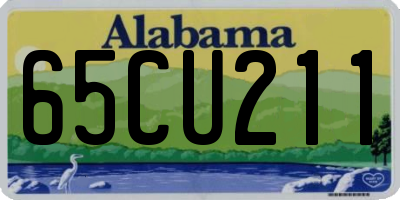 AL license plate 65CU211