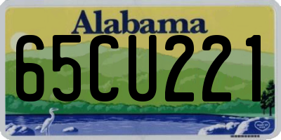 AL license plate 65CU221