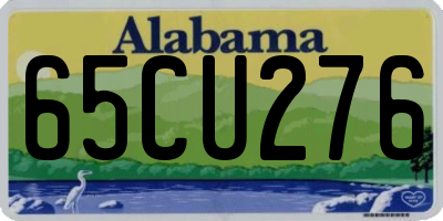 AL license plate 65CU276