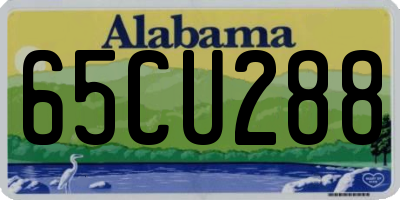 AL license plate 65CU288