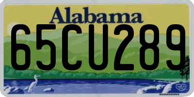AL license plate 65CU289
