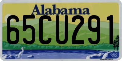 AL license plate 65CU291