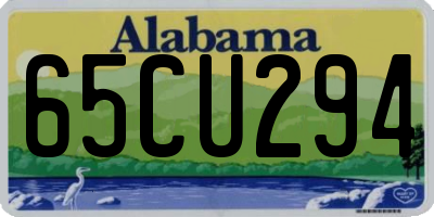AL license plate 65CU294