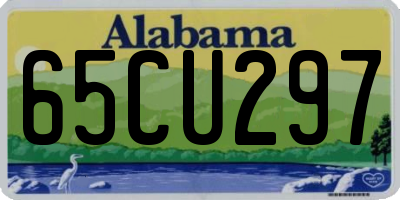 AL license plate 65CU297
