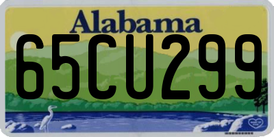 AL license plate 65CU299